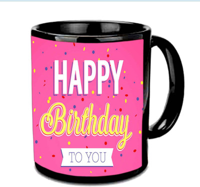 

Raj Laxmi Appy b'day cutipie black Ceramic Mug(350 ml)