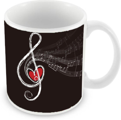 

Sleep Nature's SN-MG-2051 Ceramic Mug(350 ml), Black