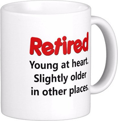 

Exoctic Silver 2nd Innings-Post Retirement CX001 Ceramic Mug(300 ml), Black;red;white