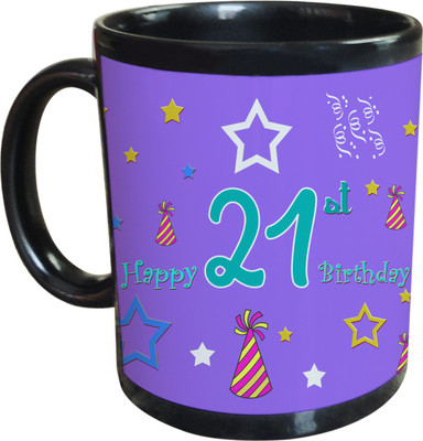 66% OFF on SajawatHomes 21st Happy Birthday Coffee Ceramic Coffee Mug(350 ml) 66% OFF on SajawatHomes 21st Happy Birthday Coffee Ceramic Coffee Mug(350 ml)