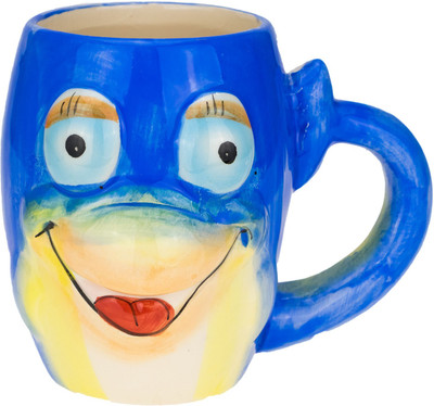 

Avenue Happy 7 Ceramic Mug(350 ml), Multicolor