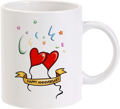 44% OFF on Lolprint Happy Anniversary Heart Balloons Ceramic Coffee Mug(325 ml) 44% OFF on Lolprint Happy Anniversary Heart Balloons Ceramic Coffee Mug(325 ml)