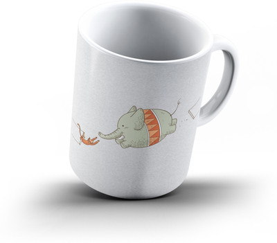 

Ucard Trust Your Team336 Bone China, Ceramic, Porcelain Mug(325 ml), Multicolor