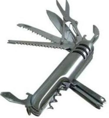 

Gauba Traders 11 in1 12 Multi-utility Knife(Silver)