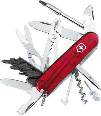 

Victorinox Cyber Tool - 34 11 Function Multi Utility Swiss Knife(Red)
