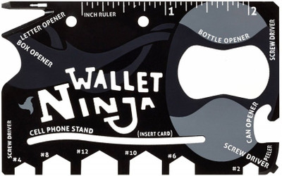 Anything Everything Wallet Ninja 18 Multi utility Knife