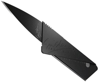 

Highlight Folding Credit Card Multi-utility Knife(Black)