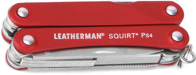 

Leatherman Squirt PS4 Red Multi Utility Plier(9 Tools, Red)