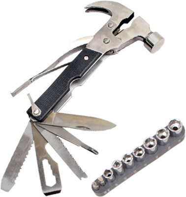 

JM NDUSKL852 Multi Utility Plier(8 Tools, Silver, Black)