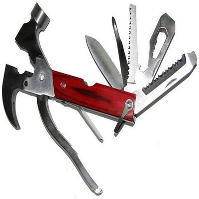 Protos 12 in 1 Hammer Nail Removal Tool Multi Utility Plier(12 Tools, Beige)
