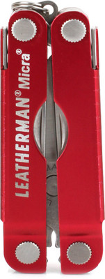 Leatherman Micra Red Multi Utility Plier(10 Tools, Red)