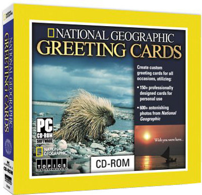Topics Entertainment National Geographic Greeting Cards(1 CD-ROM)