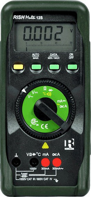 

RISHABH RISHABH 12S Digital Multimeter(Black 4000 Counts)