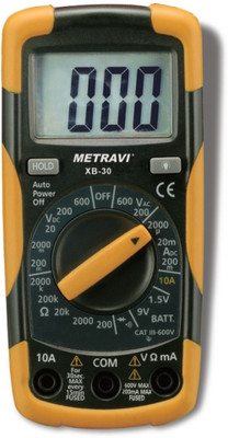 

Metravi XB30 Digital Multimeter(Yellow, Black 2000 Counts)