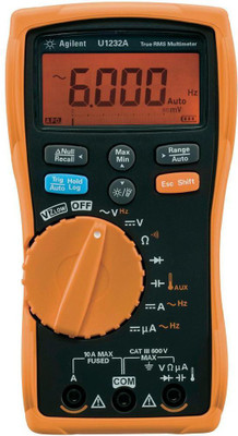 

Agilent U1232A Digital Multimeter(Orange 6000 Counts)