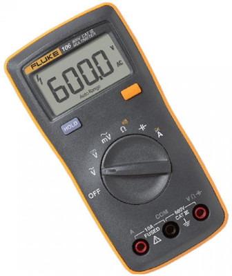 

Fluke 106 Digital Multimeter(Yellow, Black 6000 Counts)