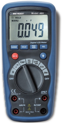 

METRAVI MO-460 DIGITAL LCR METER Digital Multimeter(Blue, Black 2000 Counts)