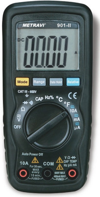 

Metravi 901 II Digital Multimeter(Black 4000 Counts)