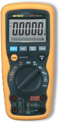 

Metravi METRASAFE-18 Digital Multimeter(Yellow, Black 8000 Counts)