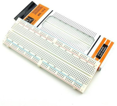 

xcluma MB102 830 POINTS SOLDER LESS PCB BREAD BOARD PROTOTYPE BOARD BE0102(White)