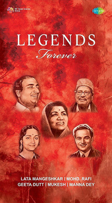 

LEGENDS FOREVER Audio CD Standard Edition(Hindi - LATA MANGESHKAR/MOHD.RAFI/GEETA DUTT/MUKESH/MANNA DEY)
