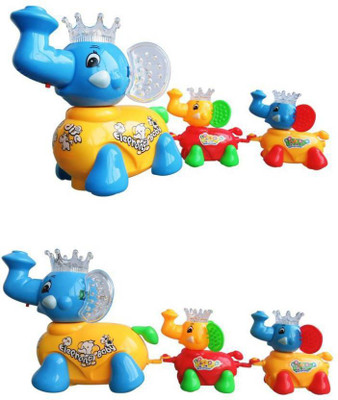 

S.G.International S.G.International Toys Cute Clever Elephant With Family (Multicolor)(Multicolor)