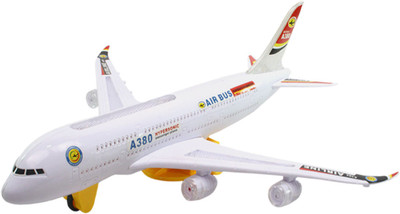

SJ Airbus Plane Flashing Lights Music Gift Battery Operated Kids Toys(Multicolor)