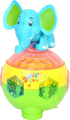 

AM Enterprises Musical Elephant Mischievous Toy with Lighting Effects(Multicolor)