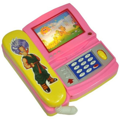 

AM Enterprises Multicolor Plastic Musical Phone With Cartoon Moving Screen(Multicolor)