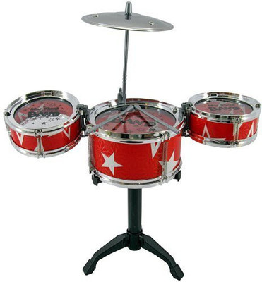 

OM Mini Jazz Drum Set for Kids (Multicolor)(Multicolor)