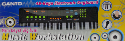 

Canto Toy Mall Canto 49-Keys Electronic Keyboard(Black)