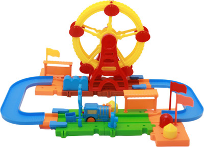 

Baby Tintin The ferris wheel train set with LED light(Multicolor)
