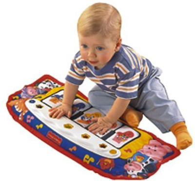 

Fisher-Price Kick & Play Piano with Music Sounds & Twinkling Lights(Multicolor)