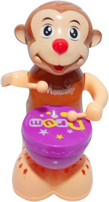 

Khareedi Happy Monkey Beat The Drum With Music And Light (Multicolor)(Multicolor)