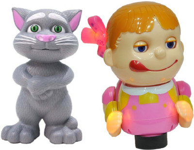 

New Pinch Musical Naughty Baby girls with talking Interactive toy for kids(Multicolor)