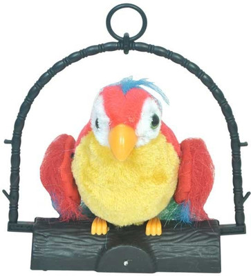 

AM Enterprises Multicolor Plastic Talking Parrot(Multicolor)