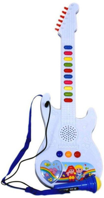 

AM Enterprises Multicolor Plastic Musical Guitar With Mike(Multicolor)