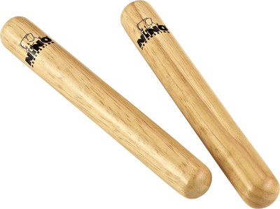 

Nino Percussion NIN Natural Wood Claves(Multicolor)