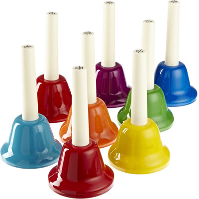 

Rhythm Band Note Metal Hand Bells(Multicolor)