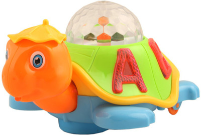 Bestoys Musical With 3D Lights Turtle(Multicolor)