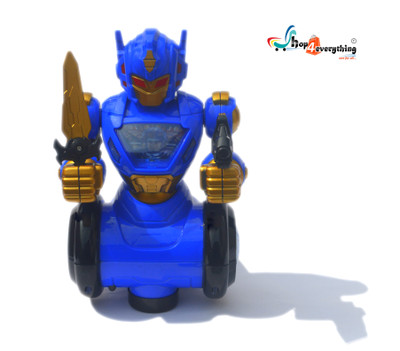 

Shop4everything Dancing Musical Lighting Robot with attractive features.(Blue)