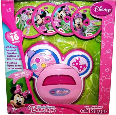 

Disney Minnie Mouse BowTique Sing with Me CD Player(Multicolor)