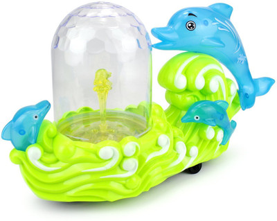 

Instabuyz Dolphin Fountain Light & Music Toy(Multicolor)