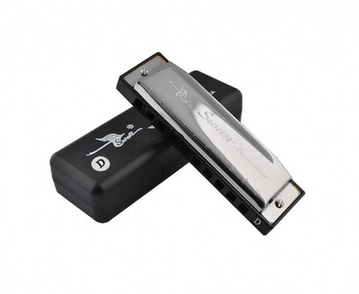 

Swan Harmonica Key D-tone SZ888D(Silver)