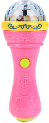 

Suvesa Light and sound Microphone for kids(Pink)
