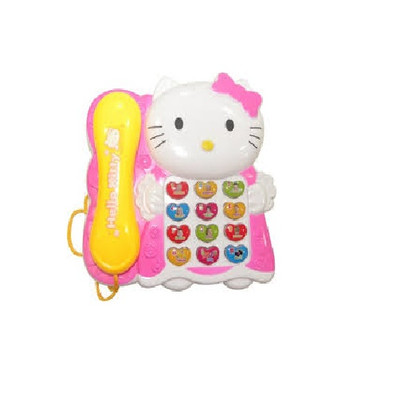 

RR Enterprizes Musical Telephone Hello Kitty(Pink, White)