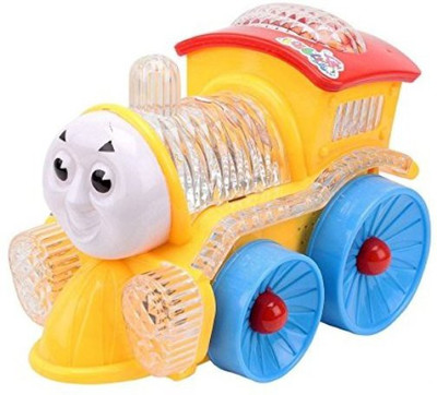 

MK Enterprises Funny Loco Train with Light and Sound(Multicolor)