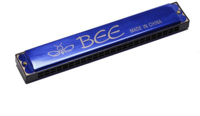 

Homeshopeez Mouthorgan Harmonica 24 Hole Key of C-BL(Multicolor)