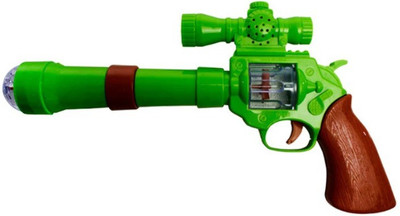 

Ktkashish Toys Kashish Projection Strik Electronic Gun.(Grey)