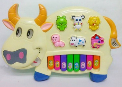 

Pianism Musical Cow Piano(Multicolor)